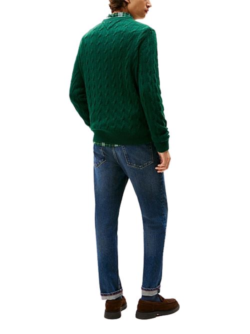 Maglia intrecciata  in pura lana d'agnello Tommy Hilfiger | MW0MW40442MQ8